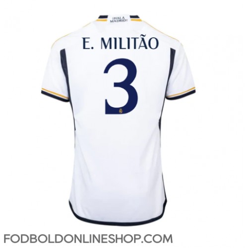 Real Madrid Eder Militao #3 Hjemmebanetrøje 2023-24 Kortærmet